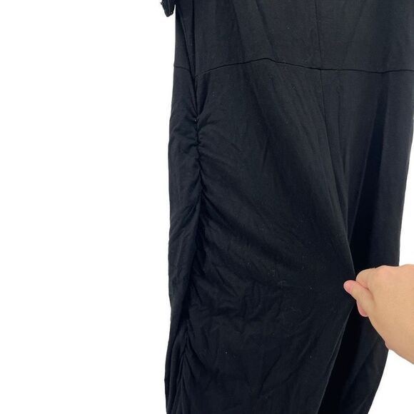 Kimi + Kai Maternity‎ Gown Off Shoulder Black Maxi Dress Abigail Formal Size M - Picture 8 of 9